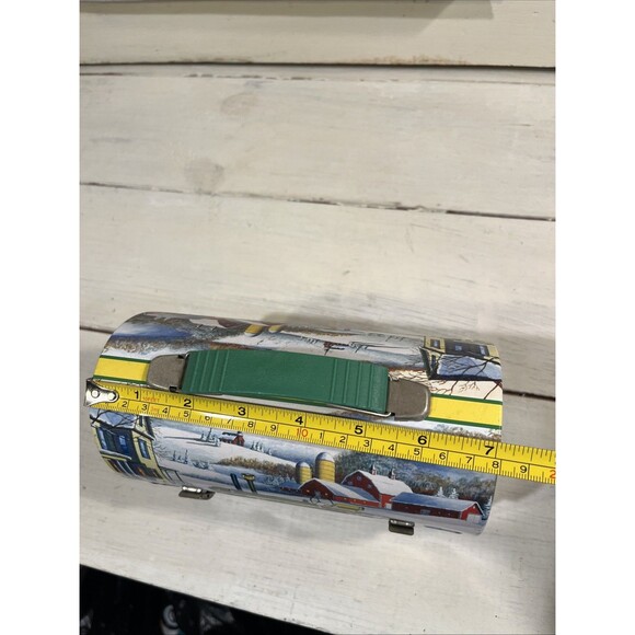 John Deere Tractor Tin Lunch Box Reproduction for Decorative Use and Storage - Picture 10 of 12